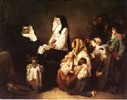 Isidore pils The Death of a Sister of Charity china oil painting reproduction